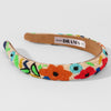 Floral Embroidered Hairband - Multi