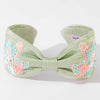 Flora Embellished Knotted Hair Band - Sage