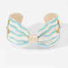 Structured starfish knotted headband for low buns, beachy waves, and open hair - luxury beach accessory