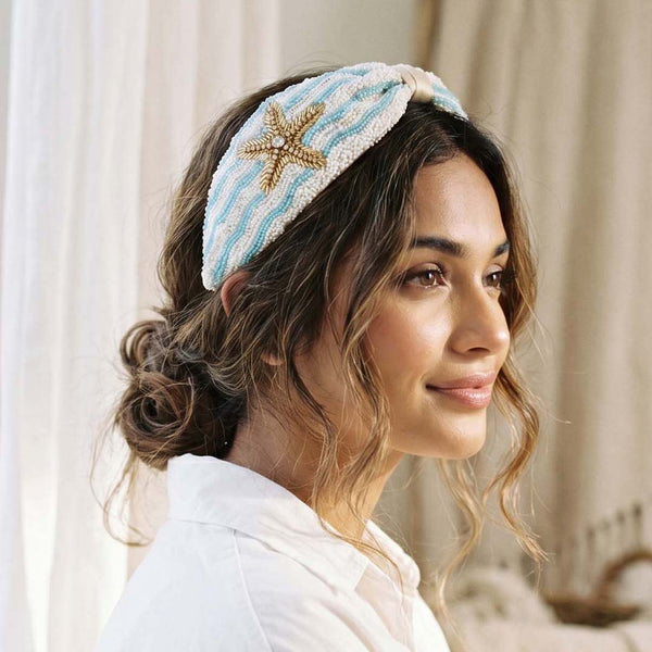 Coastal Tide Knotted Headband