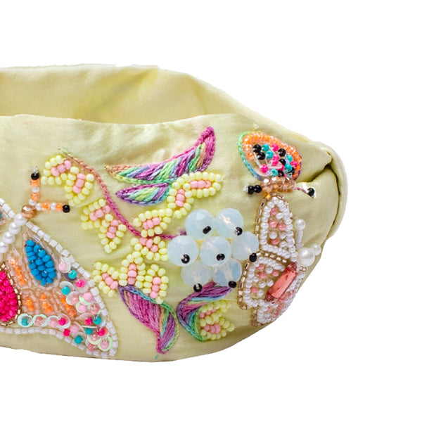 Colour Me Magic Knotted Headband - Lemon