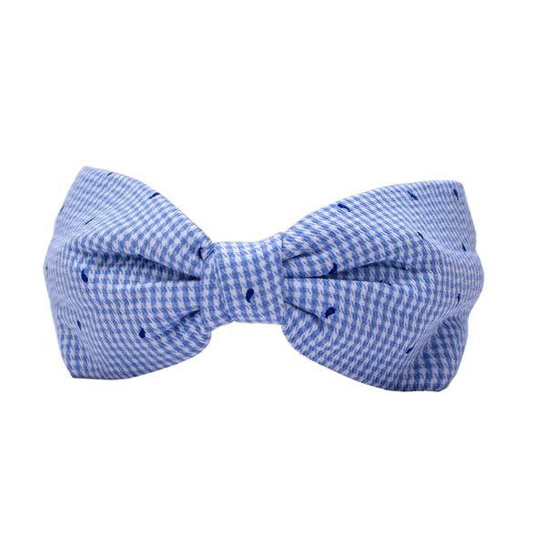 Small Checks Printed Knotted Headband