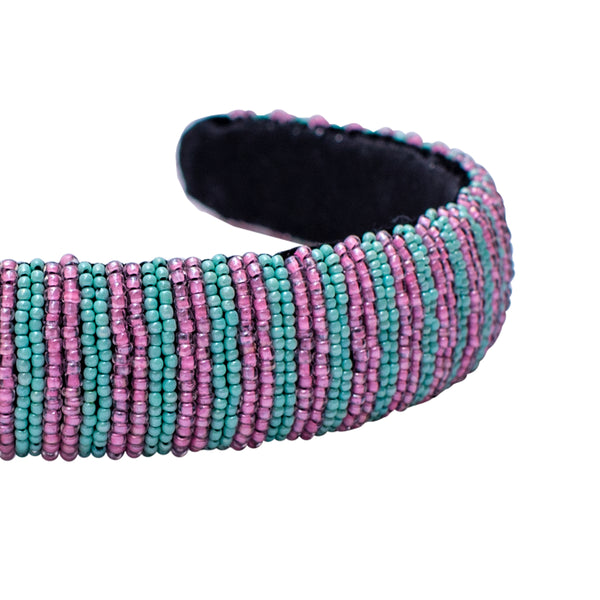 Candy Beaded Headband-Broad