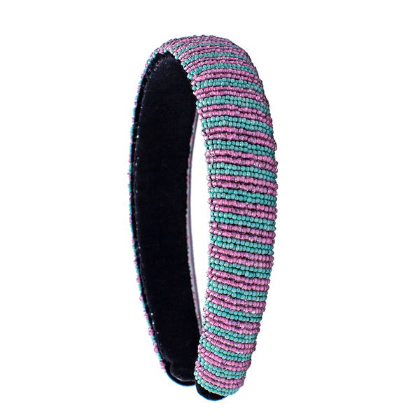 Candy Beaded Headband-Broad