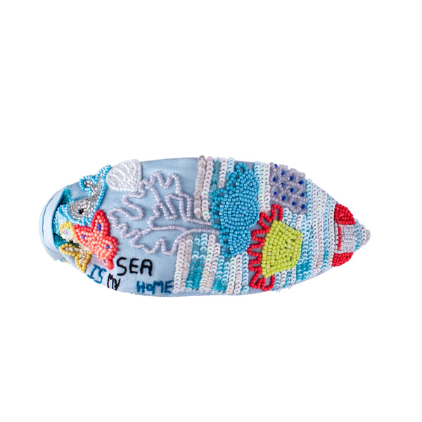 Nemo Knotted Headband -Blue