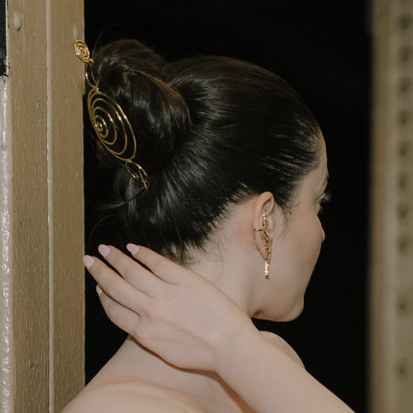 Noor Bun Holder - Gold