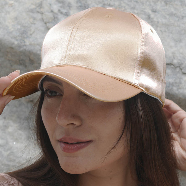 Shimmer Baseball Cap - Champagne