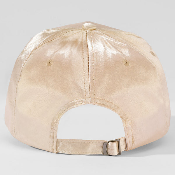 Shimmer Baseball Cap - Champagne