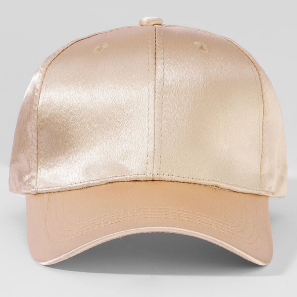 Shimmer Baseball Cap - Champagne