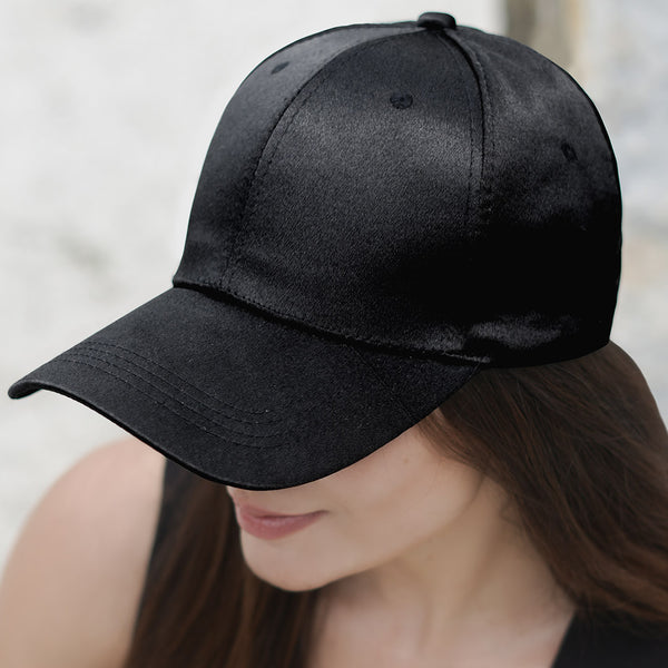 Shimmer Baseball Cap - Black