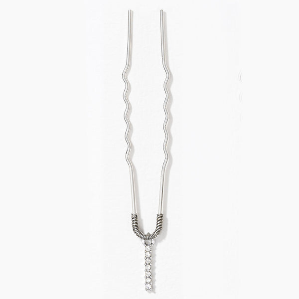 Alphabet U pin - I - Silver