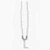 Alphabet U pin - L - Silver