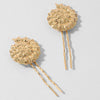 Shella Hair Pins - Set of 2 - Gold
