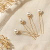 Set of 12 Pearl Embellished Pins