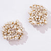 Off-White Embellished Pearl Hair Pins - Set of 2
