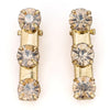 Set of 2 Crystal Hair Pins - Gold