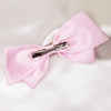 Embellished Crystal Hair Bow - Light Pink