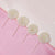 Set of 4 Pearl U Pins - Gold