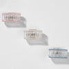 Holographic Hair Claw Clips - Set of 3 - Peach, Blue & White