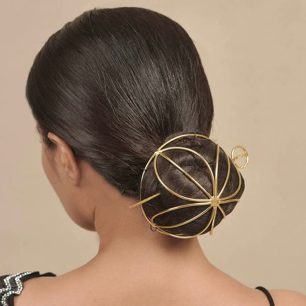 Tara Bun Holder - Gold