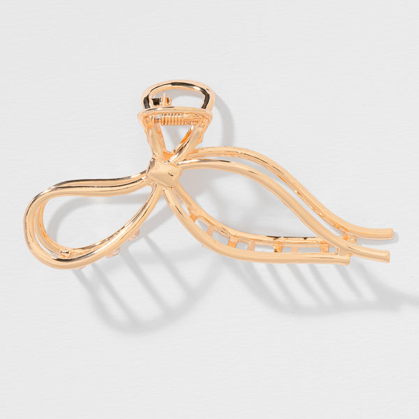Bow-tiful Claw Clip - Gold