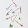 Charm-ed Hair Pins - Set of 10 - Multi