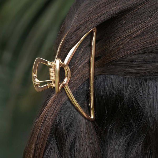 Elara Claw Clip - Gold