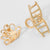 Amara Mini Claw Clips - Set of 2 - Gold