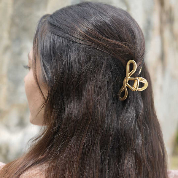 Isla Claw Clip - Gold