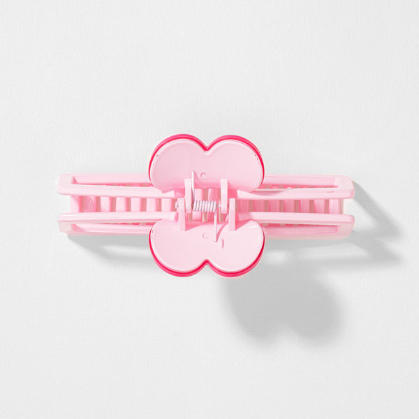 Snap My Heart Hollow Claw Clip - Pink