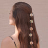 Summer shell claw clips - beach vacation-ready