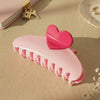 Love Lock Claw Clip - Pink