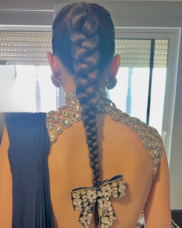 Embellished Kundan Hair Bow