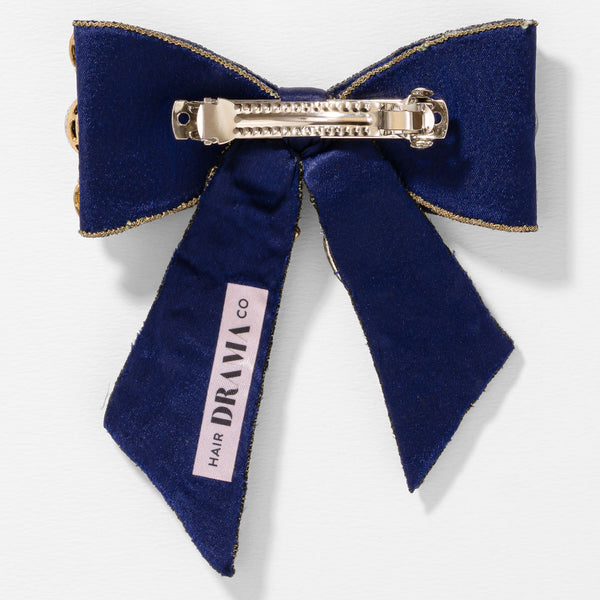 Embellished Kundan Hair Bow