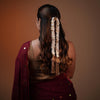 Mogra Hair Tassel with Crystal