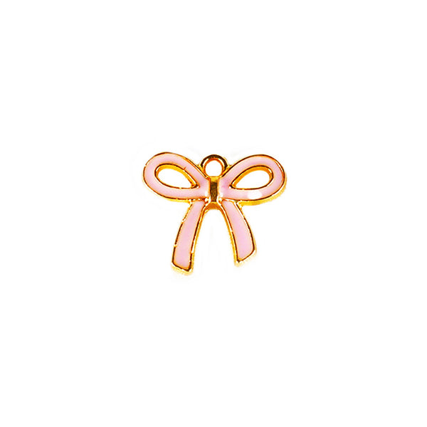 Bow Charm - Pink