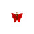 Butterfly Charm - Red