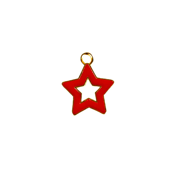 Star Charm - Red