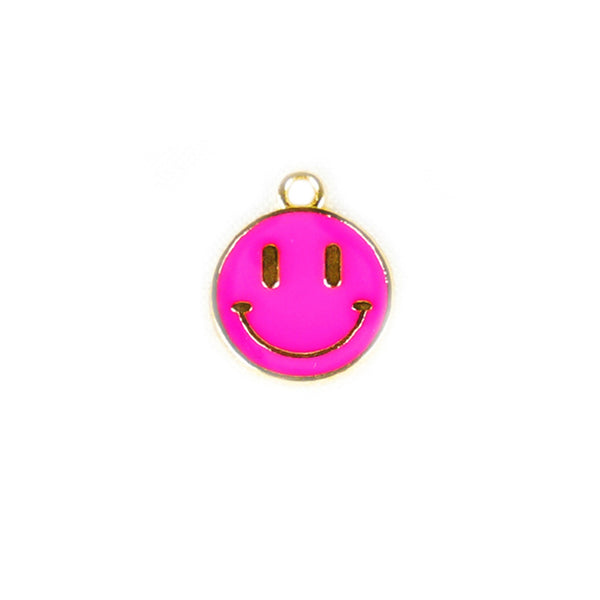 Smiley Charm - Pink