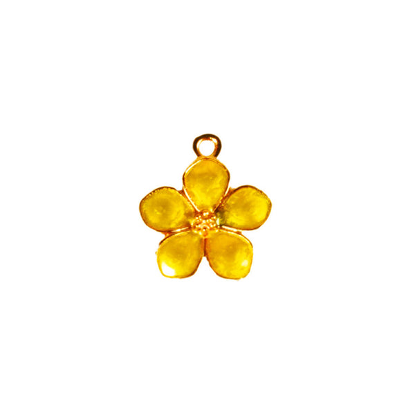 Flower Charm - Yellow