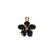Flower Charm - Black