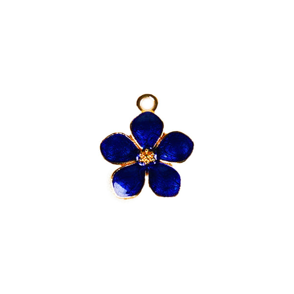 Flower Charm - Blue