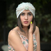 Embellished Turban - Off White