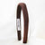 100% Mulberry Silk Puff Hair Band with Rhinestones - Dark Brown