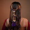 Coin & Mirror Hair Tassels with U Pin - Purple