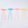 Multi Organza Ribbon Hair Bows - Set of 4