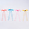 Multi Organza Ribbon Hair Bows - Set of 4