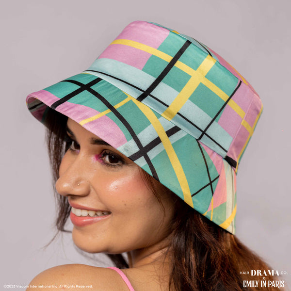 HDC x Emily in Paris French Summer Satin Bucket Hat - Multi