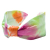 Tie-Dye Knotted Headband- Orange