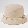 Crystal Charm Cruise Bucket Hat - Beige